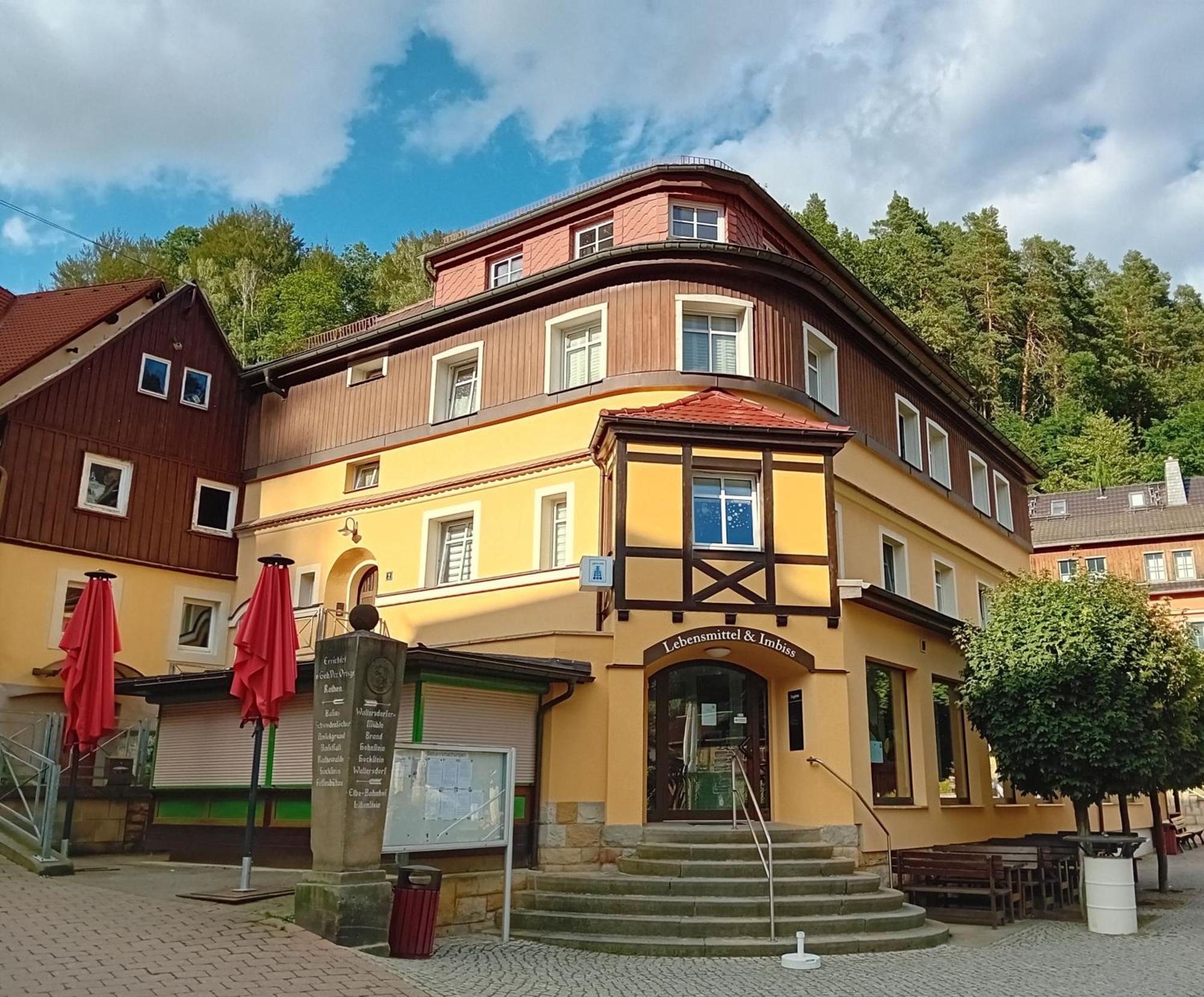 Ferienwohnung Zum Dorfladen Rathen Ngoại thất bức ảnh